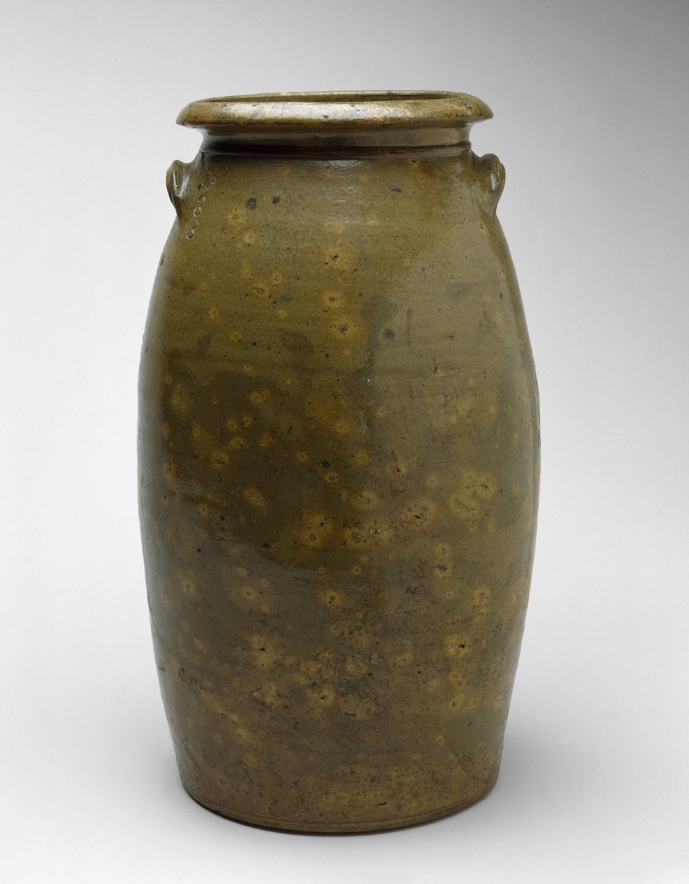 Churn, c. 1873-1900 (alkalisk glasert steintøy) av James W. Haden