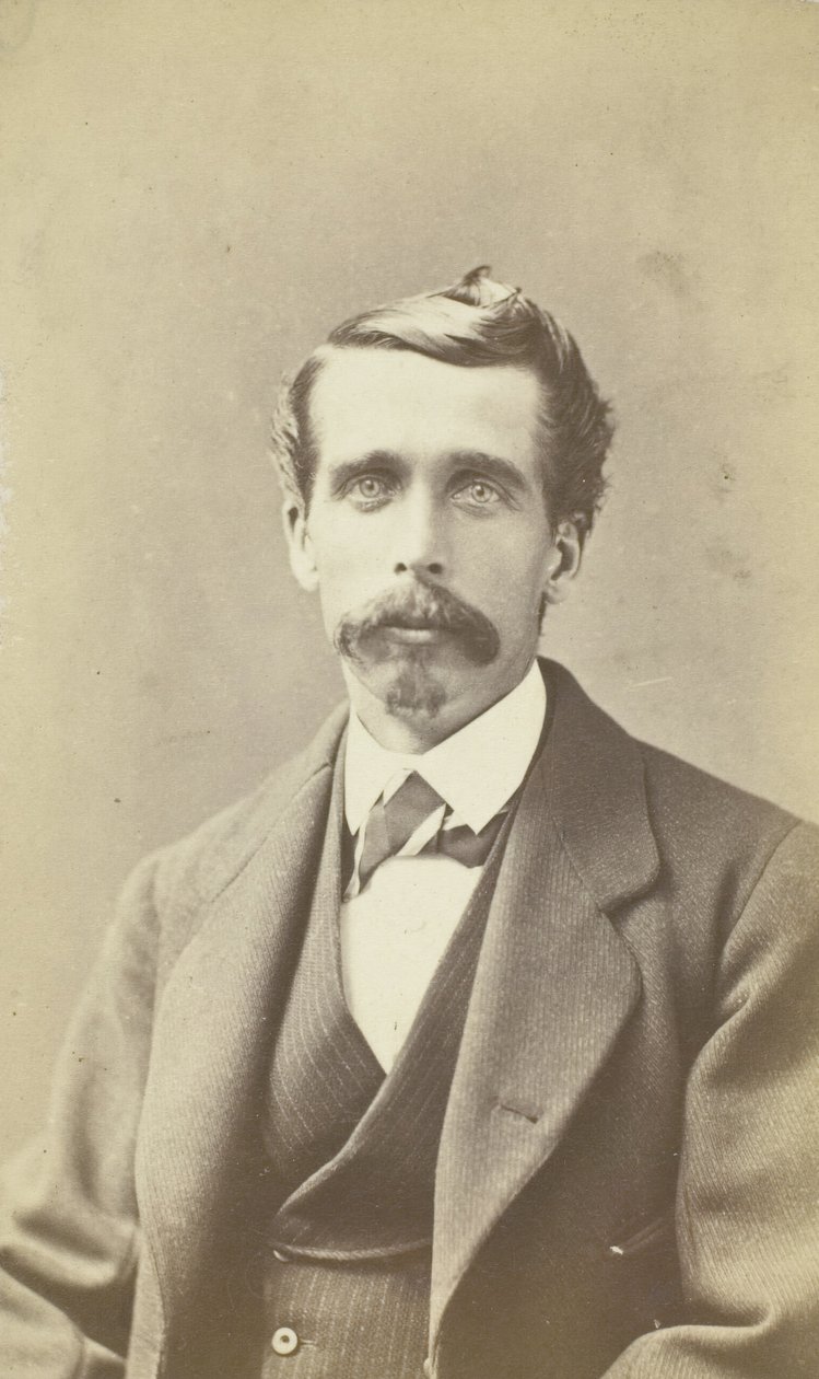 Uten tittel Portrait of Man with Large Moustache, 185099. av James W. Turner