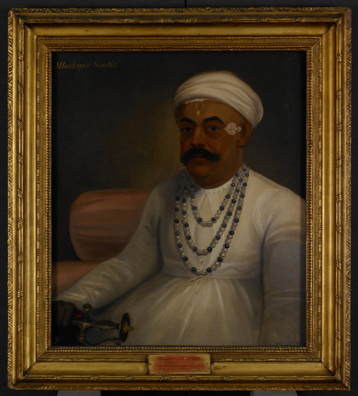Mahaji Scindia av James Wales