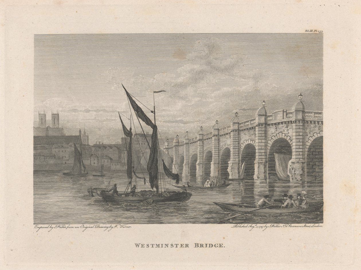 Westminster Bridge av James Walker
