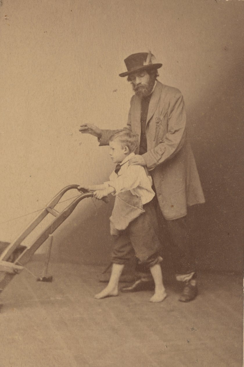 Edward Everett Hale og sønn, ca. 1865. av James Wallace Black
