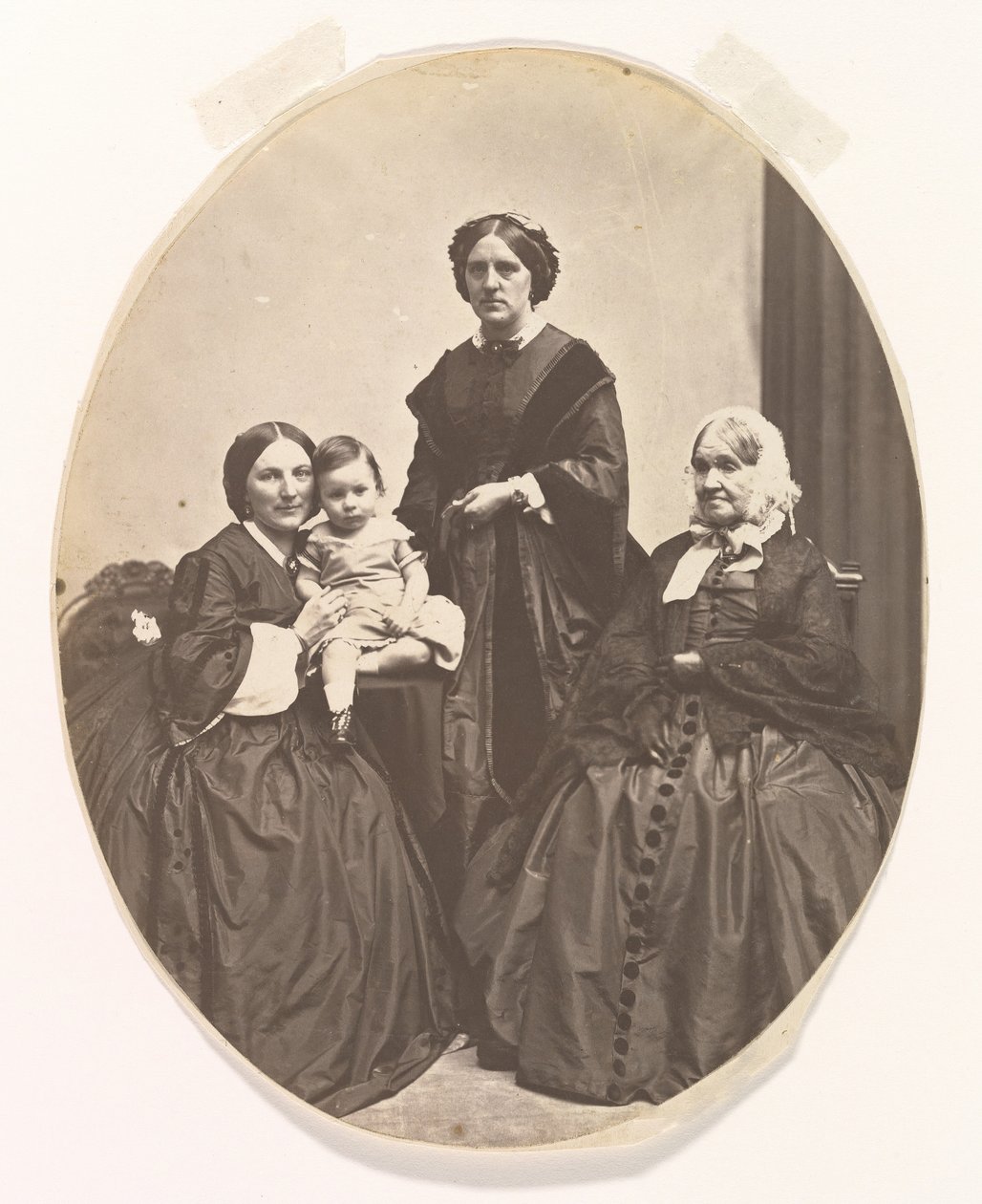 Fire generasjoner, ca. 1860. av James Wallace Black