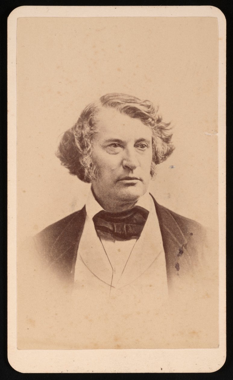 Portrett av Charles Sumner 1811-1874, før 1874. av James Wallace Black