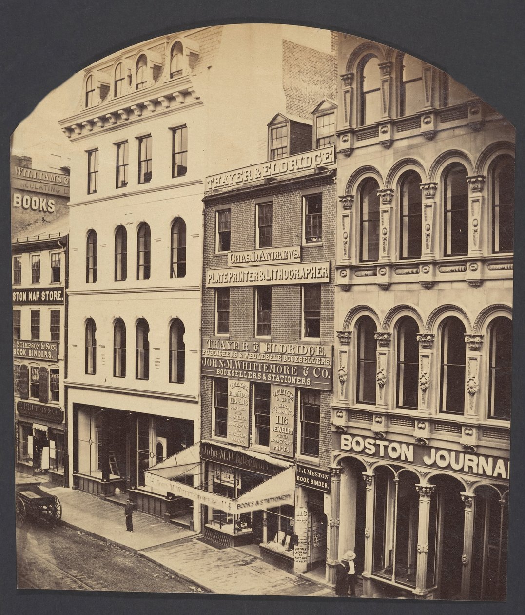 Washington Street, Boston, ca. 1860. av James Wallace Black