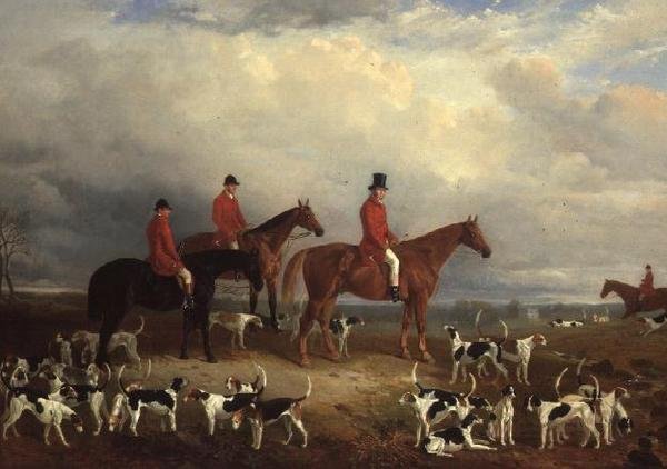 Samuel A. Reynell, Master of the Meath Hunt, med Archerstown i det fjerne av James Walsham Baldock