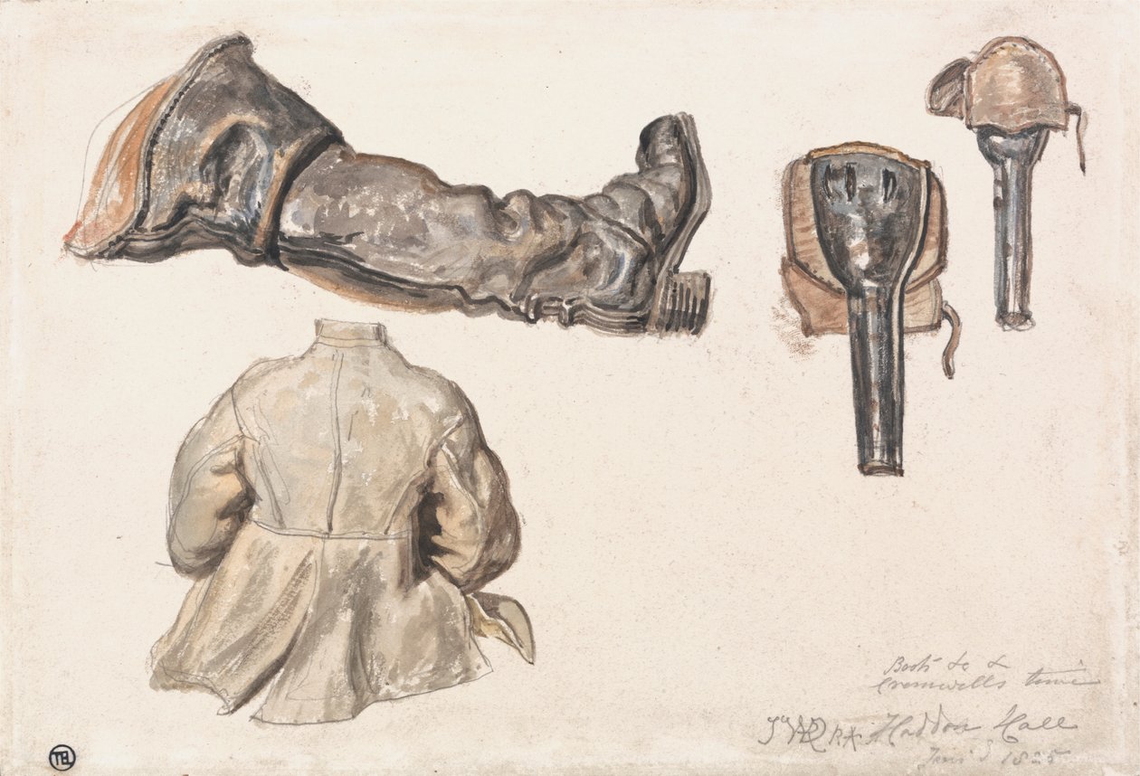 Boots, etc. Cromwell's Time, Haddon Hall, 9. januar 1825 av James Ward