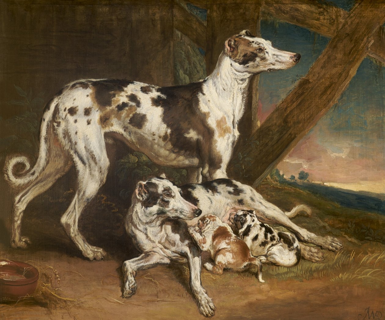 Dalmatiske hunder av James Ward
