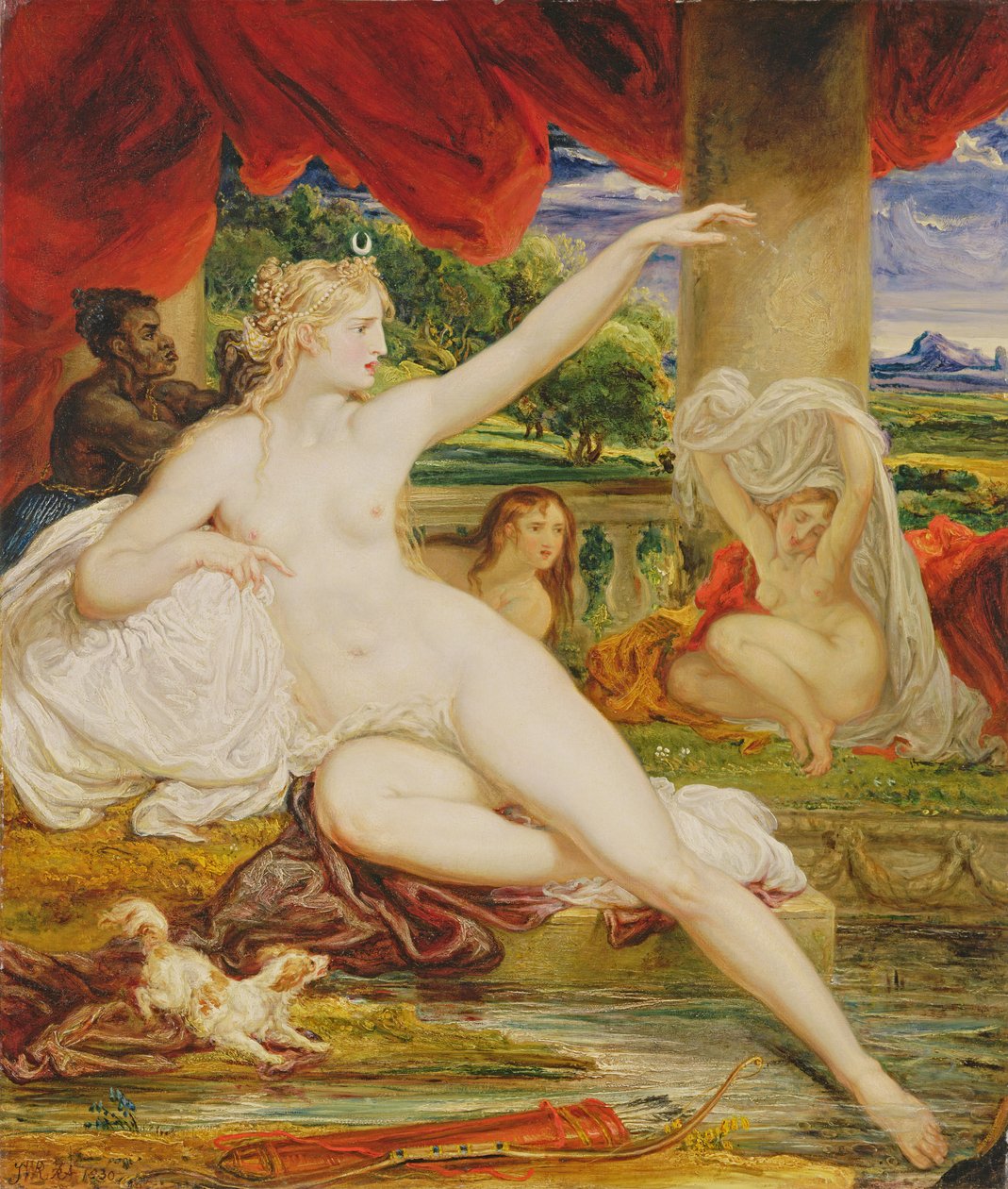 Diana på badet av James Ward