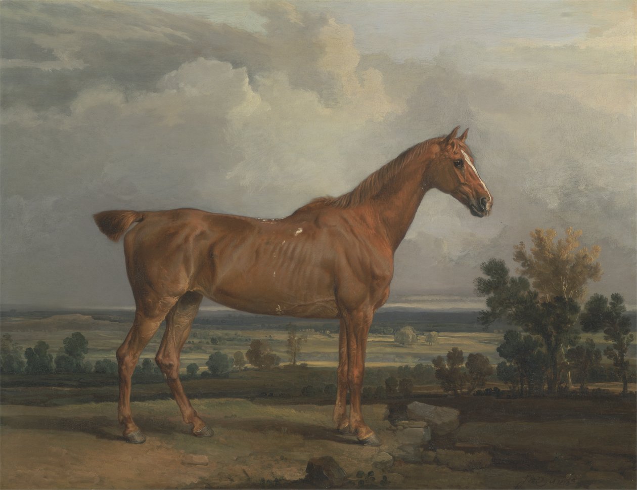 Jeger i et landskap av James Ward