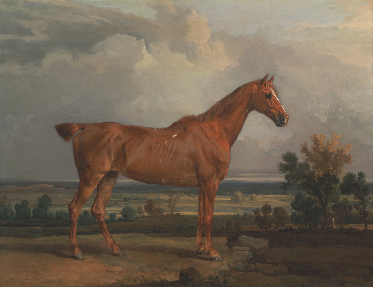 Jeger i et landskap av James Ward