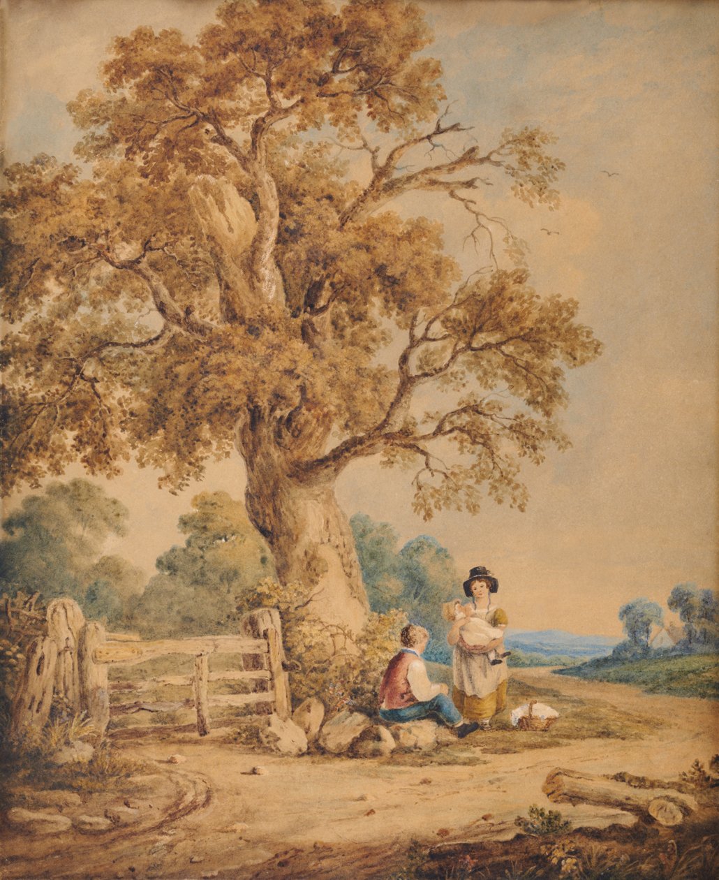 Landlig scene av James Ward