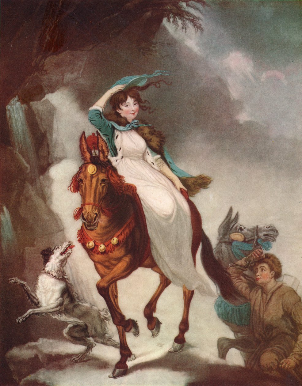 Alpereisende, 1804 av James Ward