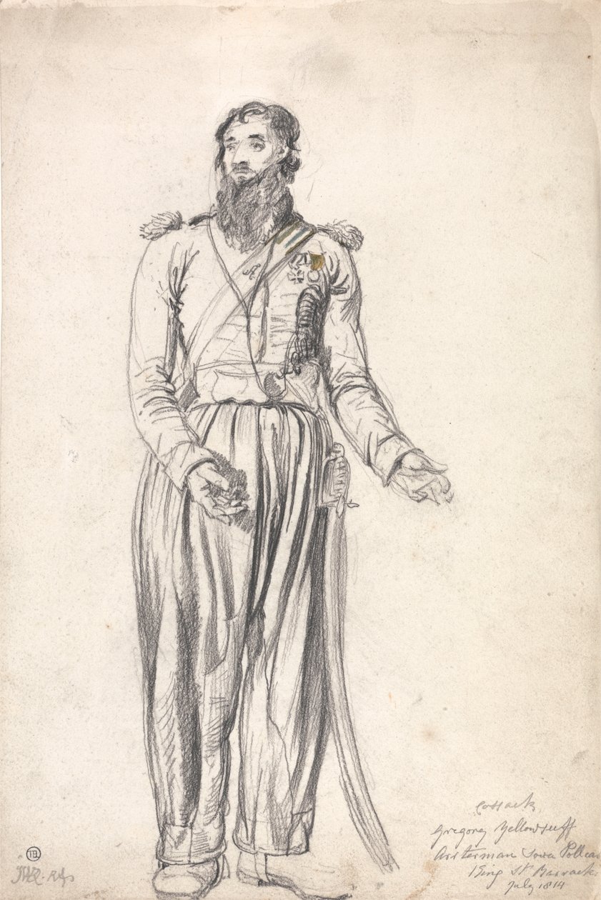 Kosaken, Gregory Yelloserf, juli 1814 av James Ward