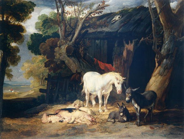 Gårdsgården av James Ward