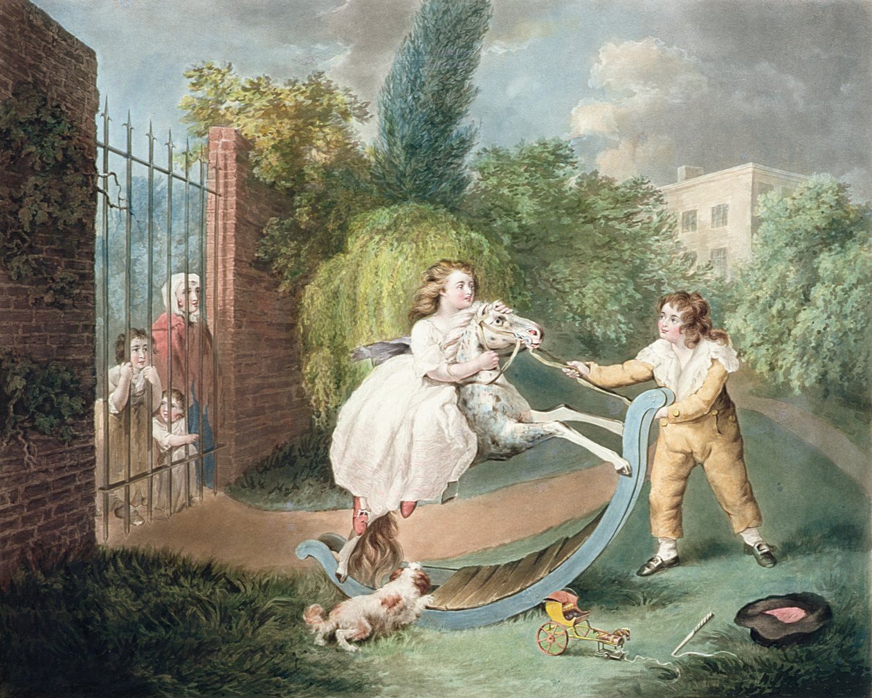 The Rocking Horse, ca. 1793 (mezzotint) av James Ward