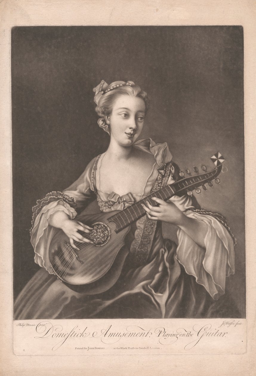 Domestick Amusement: Spille gitar av James Watson