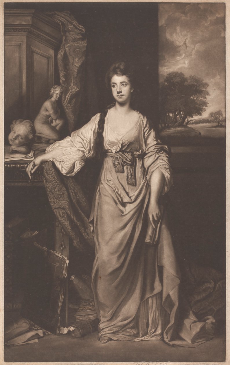 Lady Ann Hussey (née Delaval) Stanhope av James Watson