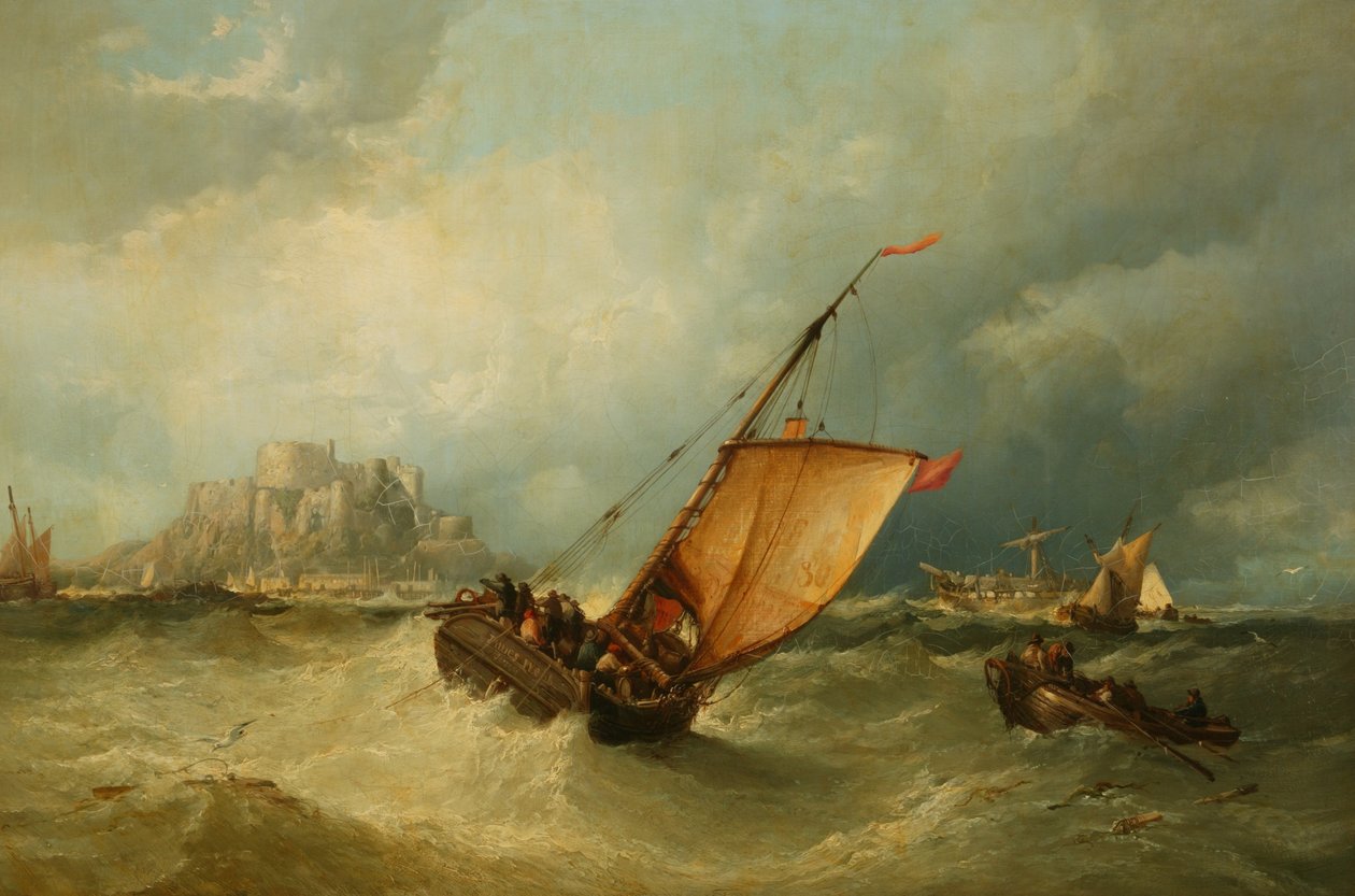 After the Storm (olje på lerret) av James Webb