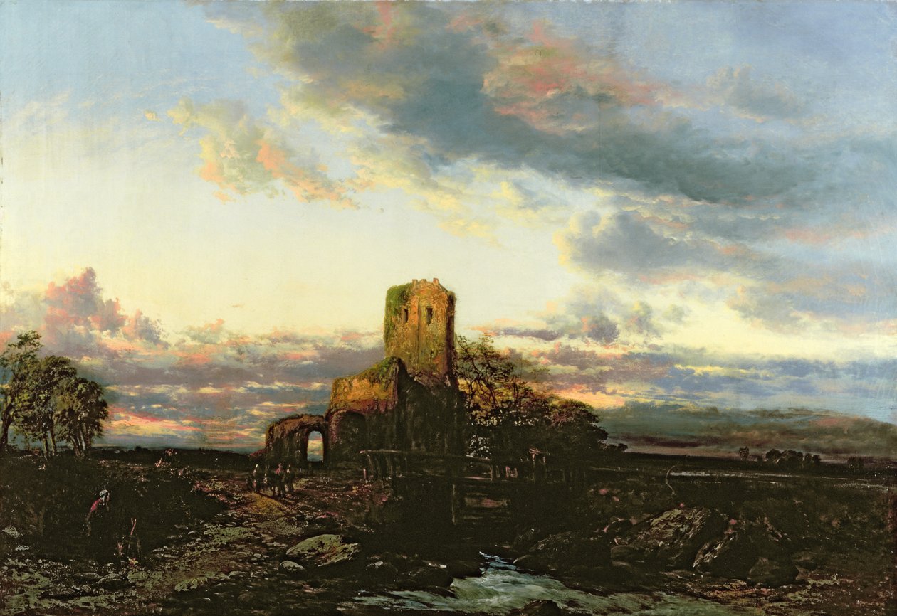 Portchester Castle, 1895 av James Webb