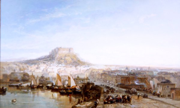Utsikt over Cartagena, Spanias østkyst av James Webb