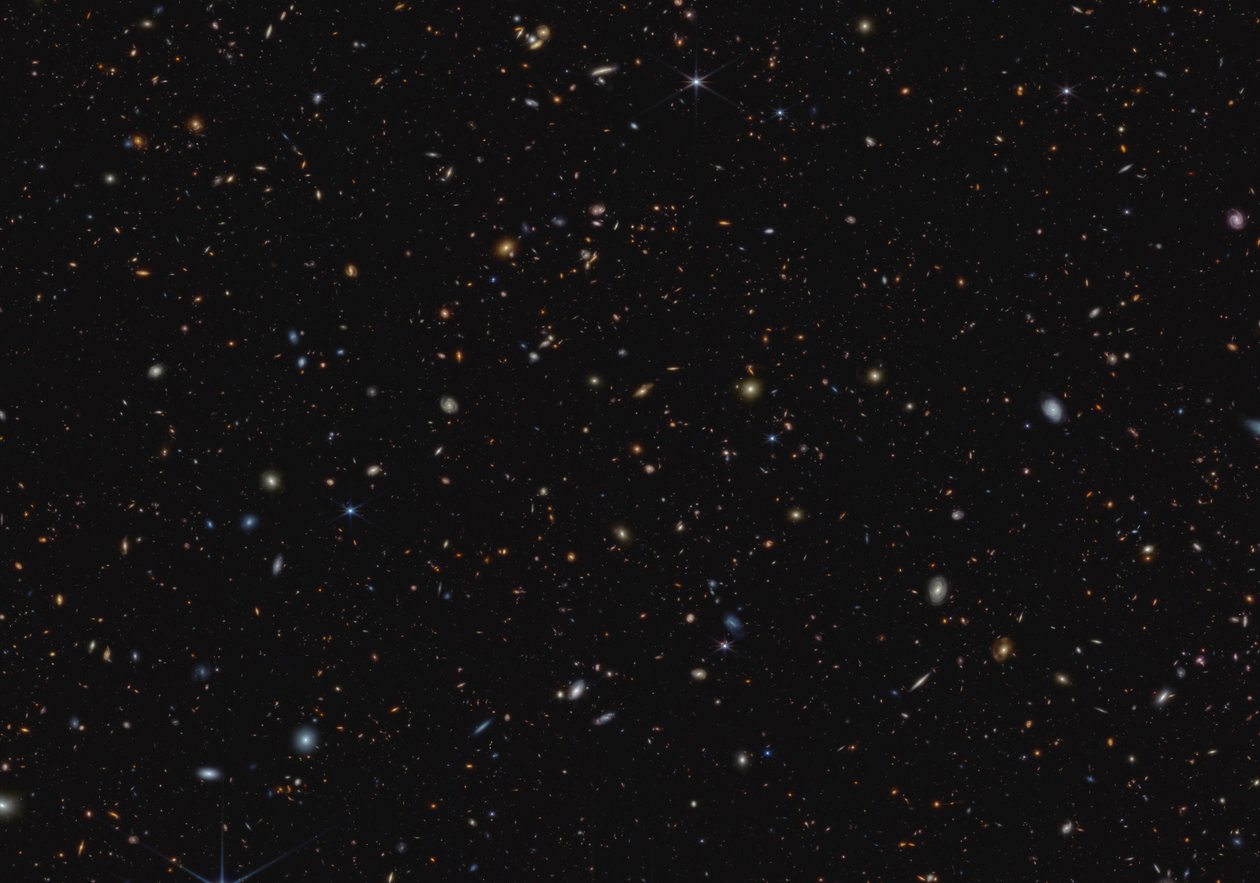 JWST Advanced Deep Extragalactic Survey (NIRCam Image) av James Webb Space Telescope (NASA)
