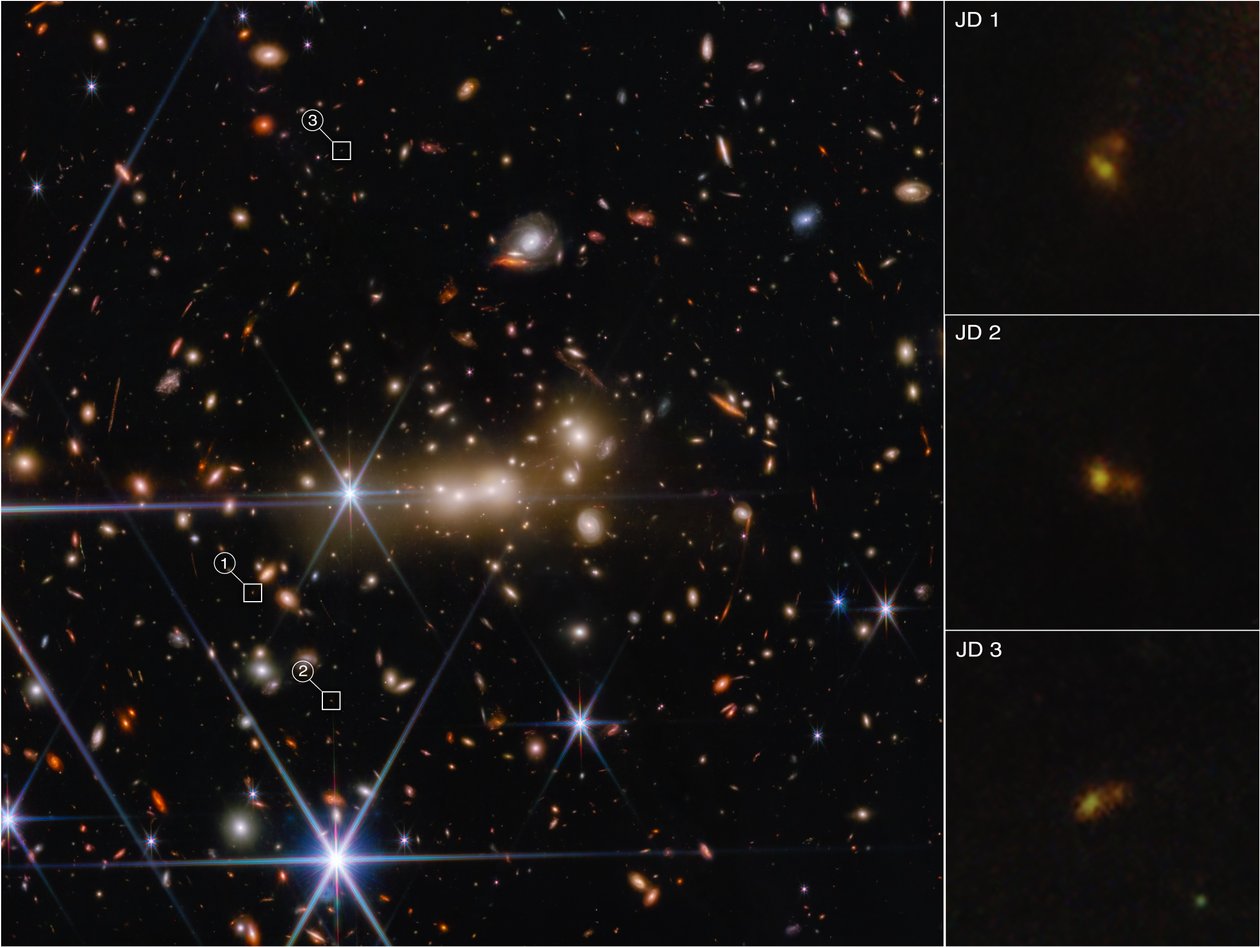 MACS0647 (NIRCam-bilde) av James Webb Space Telescope (NASA)