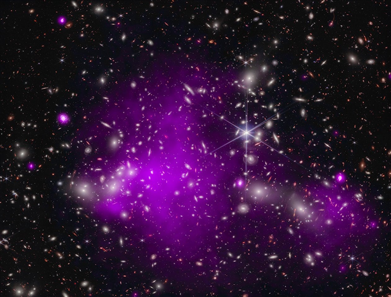 NASA-teleskoper oppdager rekordbrytende sort hull (usedvanlig) av James Webb Space Telescope (NASA)