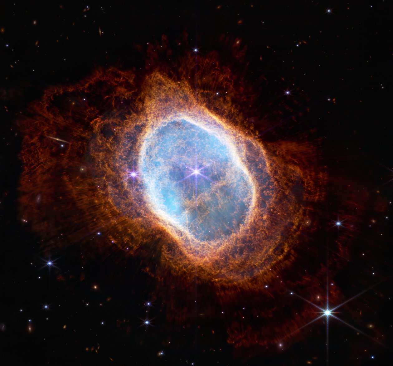 Southern Ring Nebula (NIRCam Image) av James Webb Space Telescope (NASA)