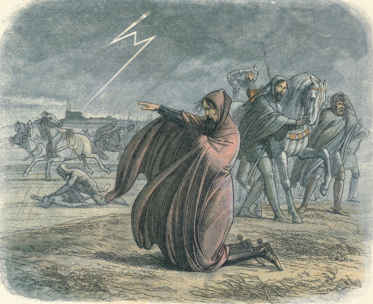 Edward lover at han vil slutte fred, 1360 1864 av James William Edmund Doyle