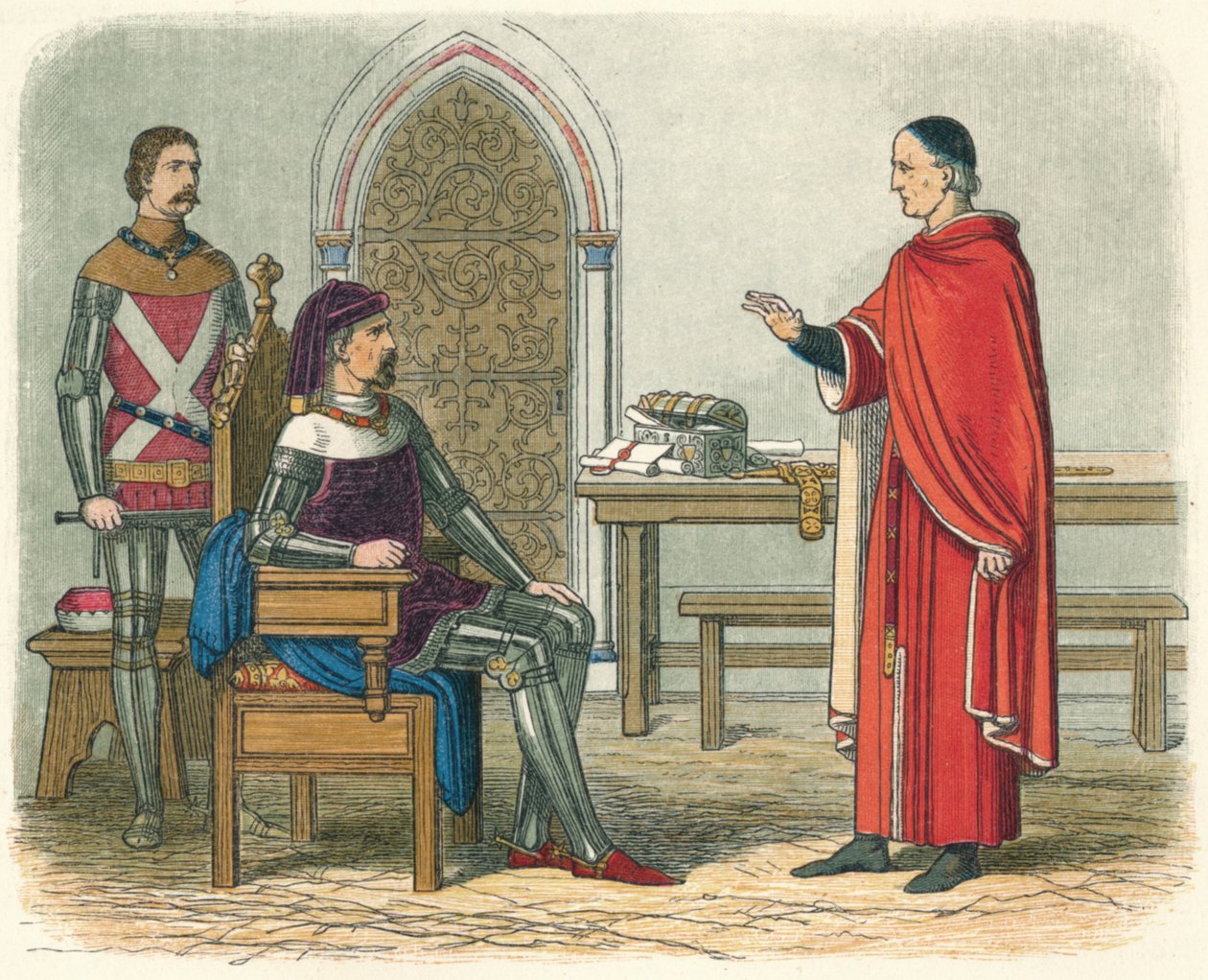 Gascoigne nekter å dømme en prelat eller jevnaldrende, 1405 1864 av James William Edmund Doyle