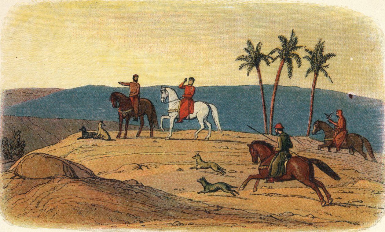 Richard nekter å se på den hellige by, 1192 1864 av James William Edmund Doyle