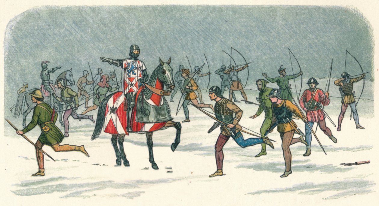 Stratagem av Lord Fauconbridge i Towton, 1461 1864 av James William Edmund Doyle