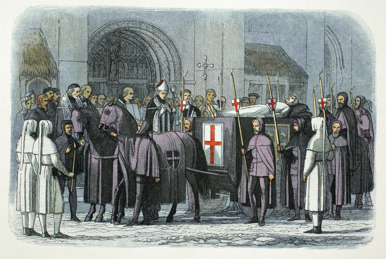Liket av Richard II brakt til St Paul
