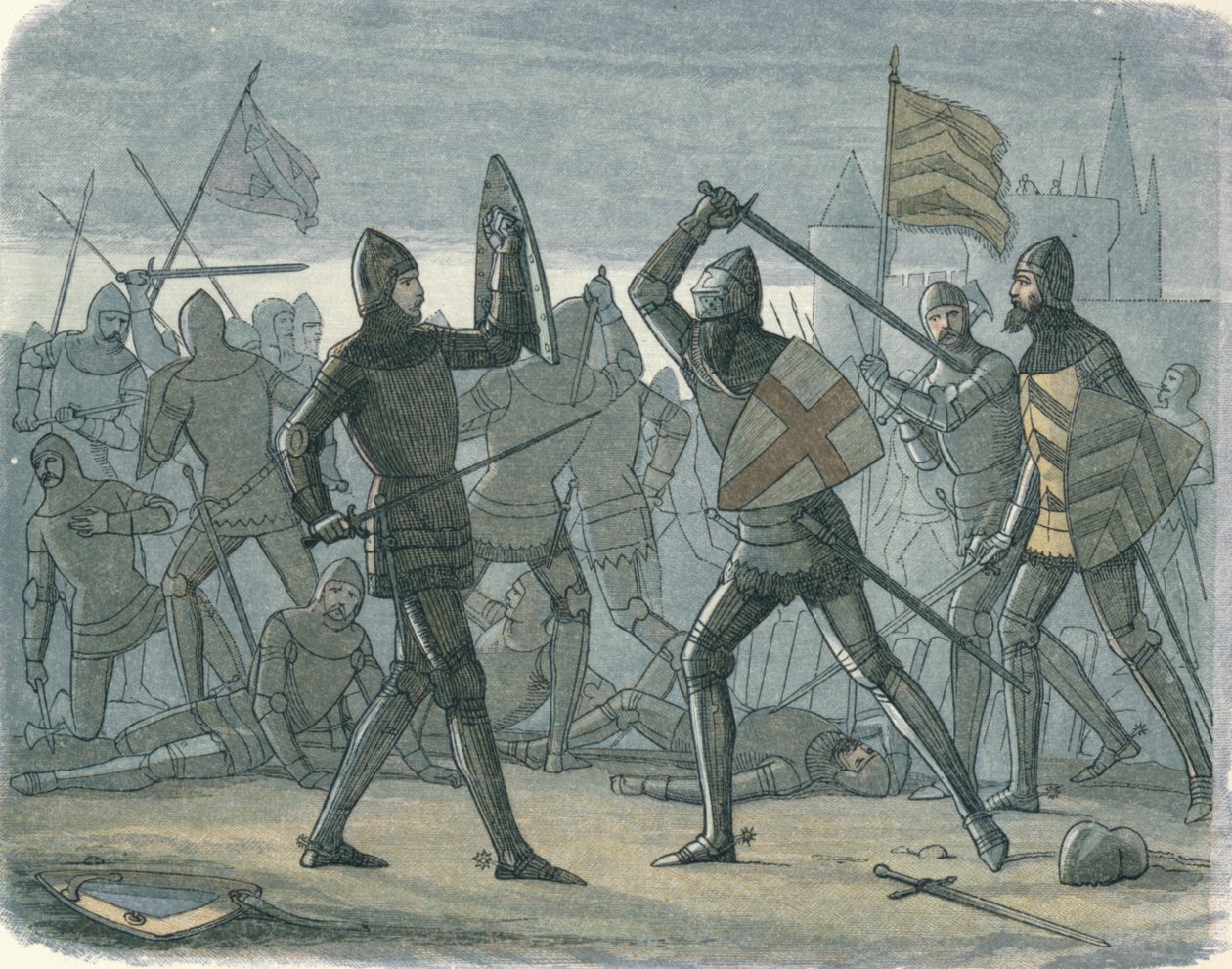 Relieffet av Calais, 1864 av James William Edmund Doyle