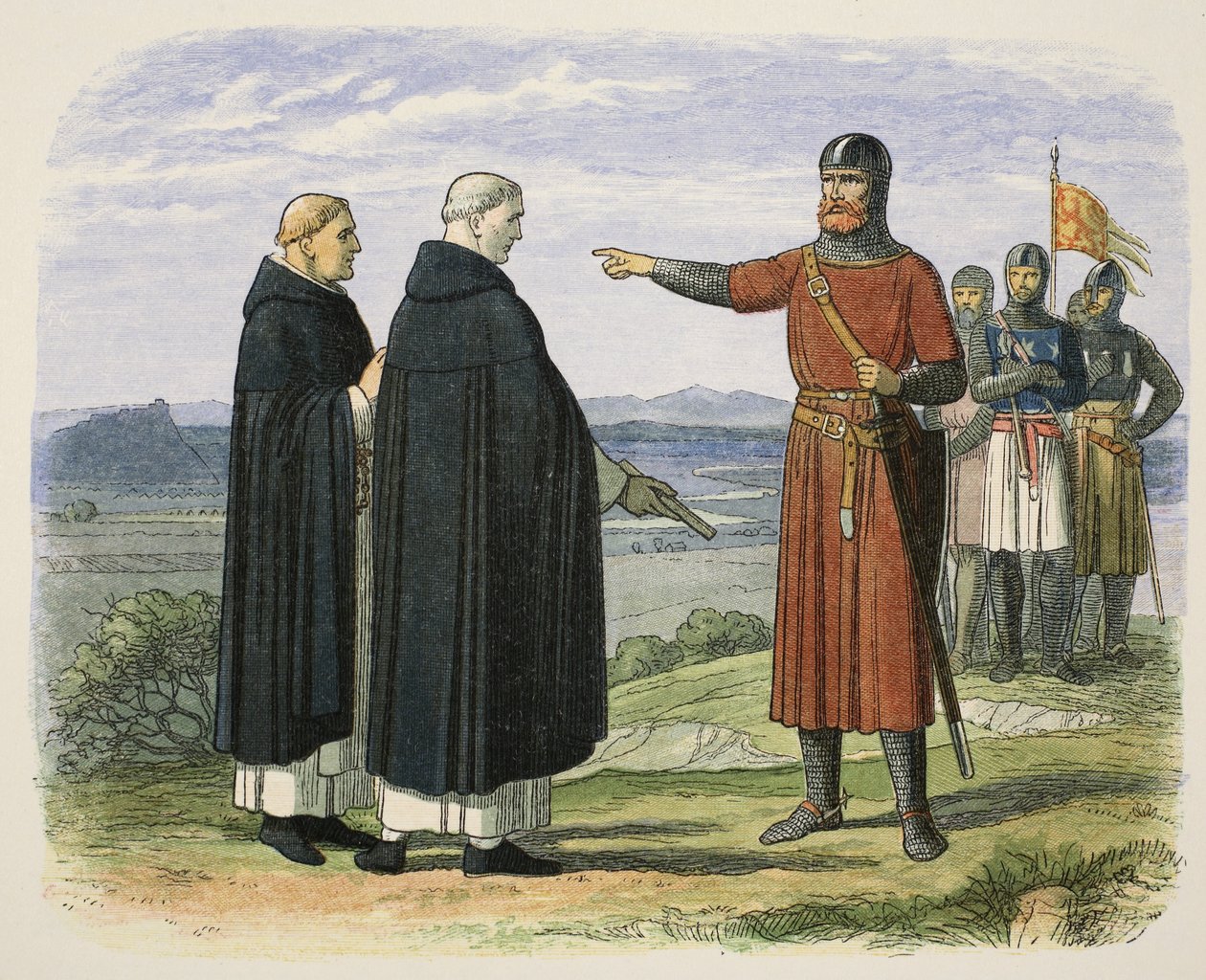 Wallace avviser de engelske forslagene av James William Edmund Doyle