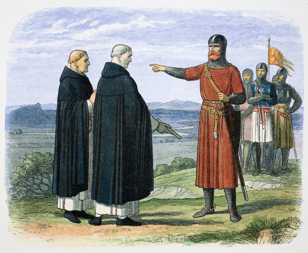 William Wallace avviser de engelske forslagene, 1297 1864. av James William Edmund Doyle