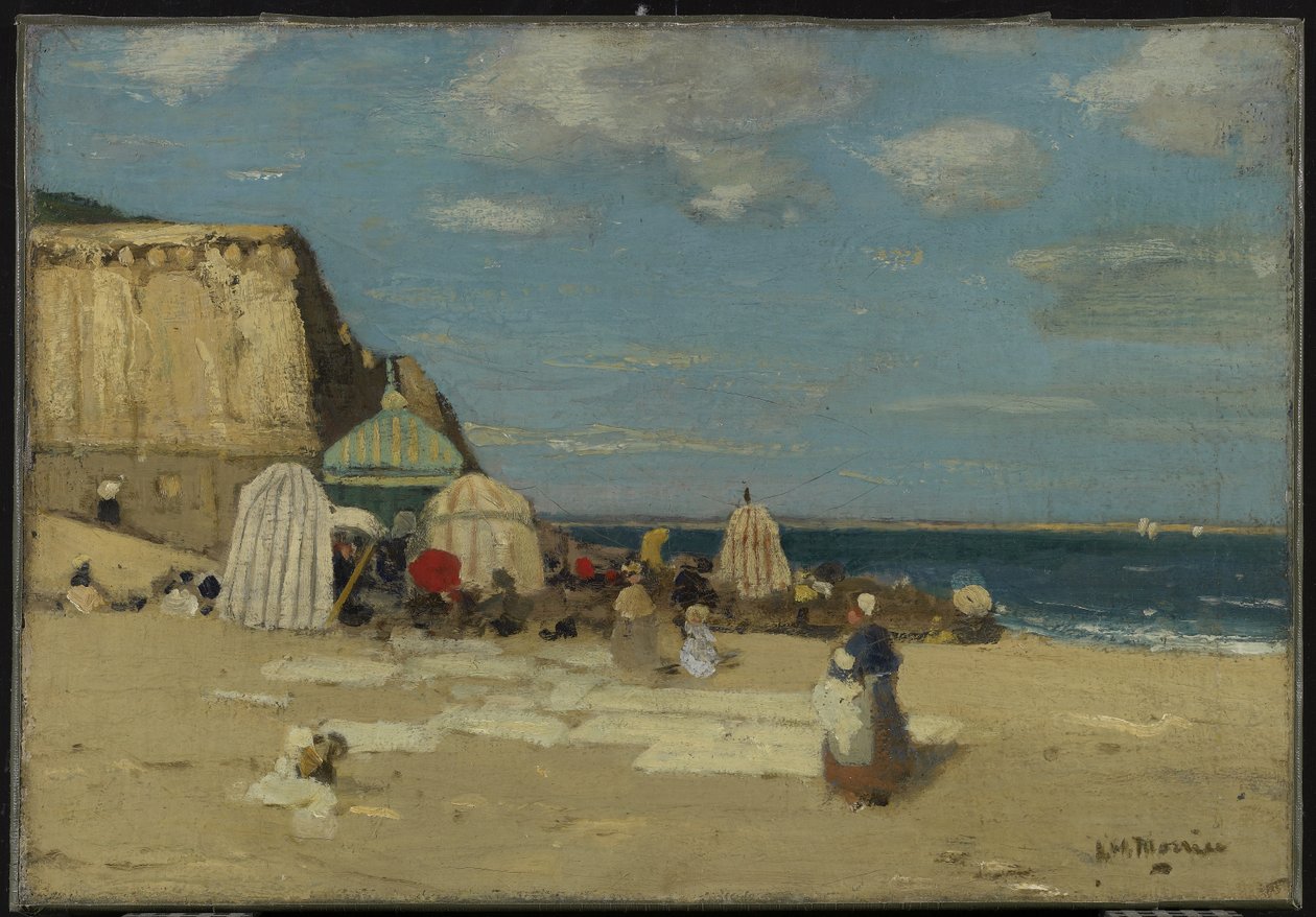 Stranden, St. Malo, ca. 1900 av James Wilson Morrice