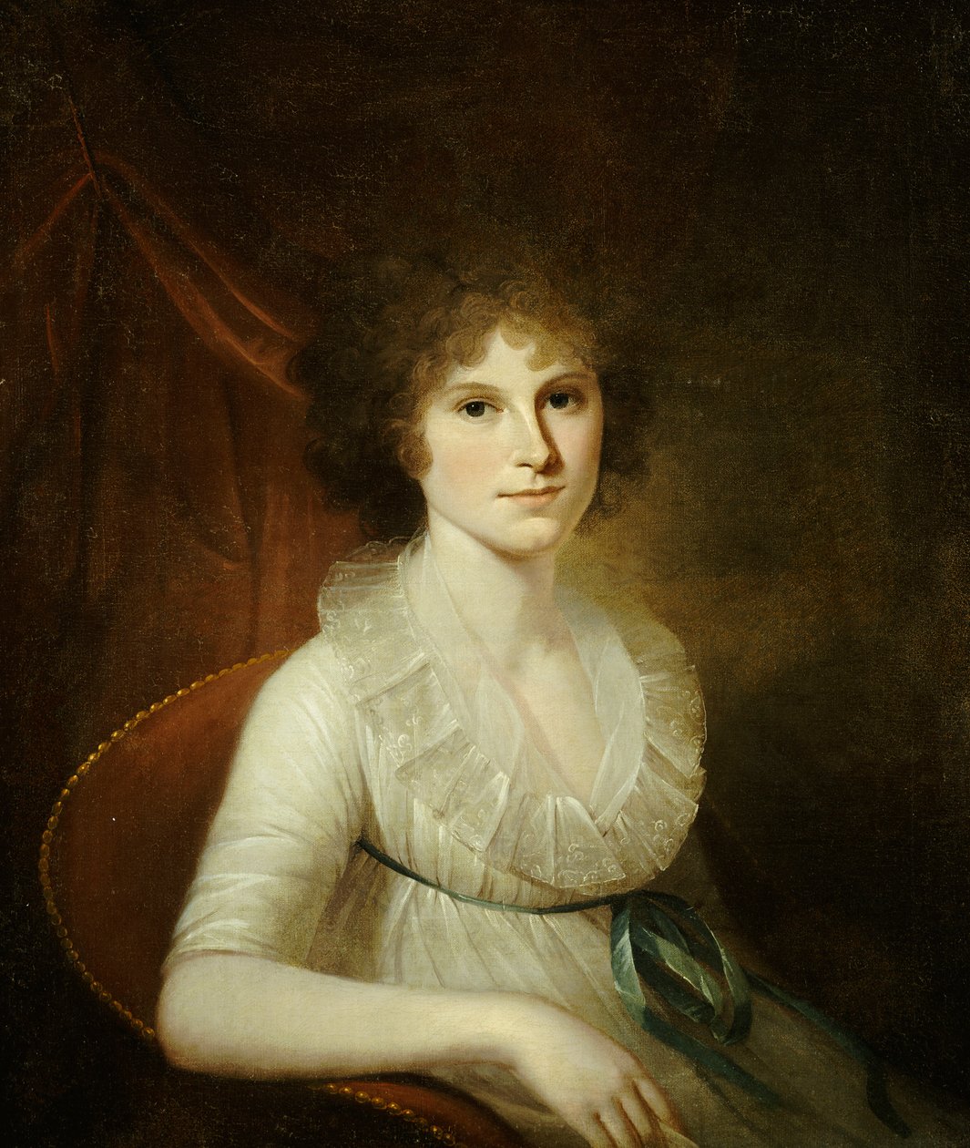 Portrett av Ann Emily Rush av James the Elder Peale