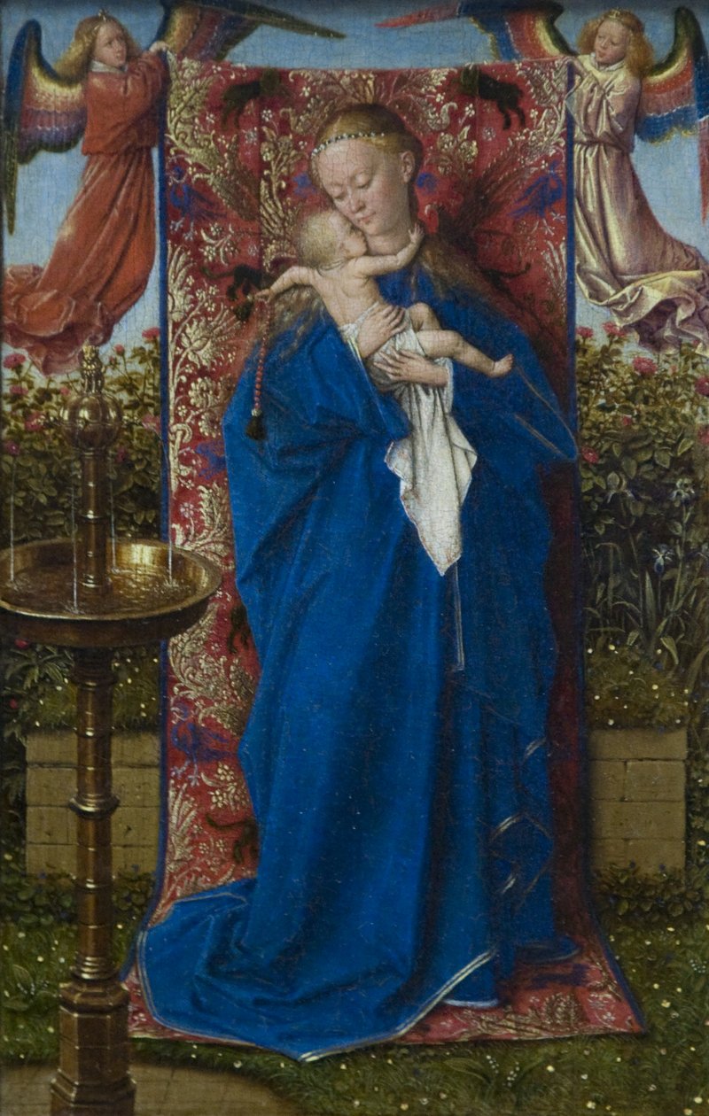 Madonna ved fontenen av Jan van Eyck