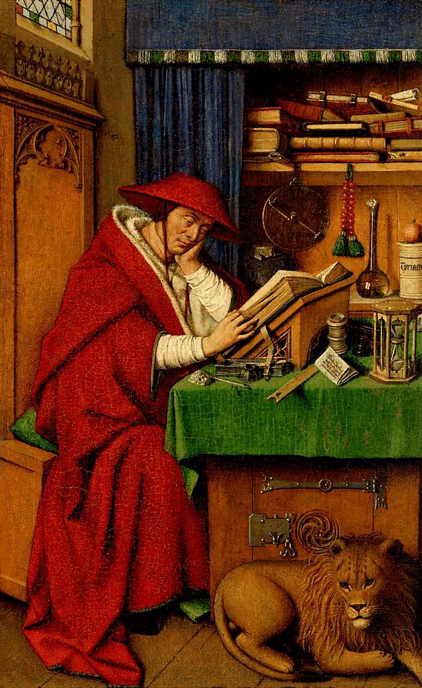 Den hellige Jerome i studiet av Jan van Eyck