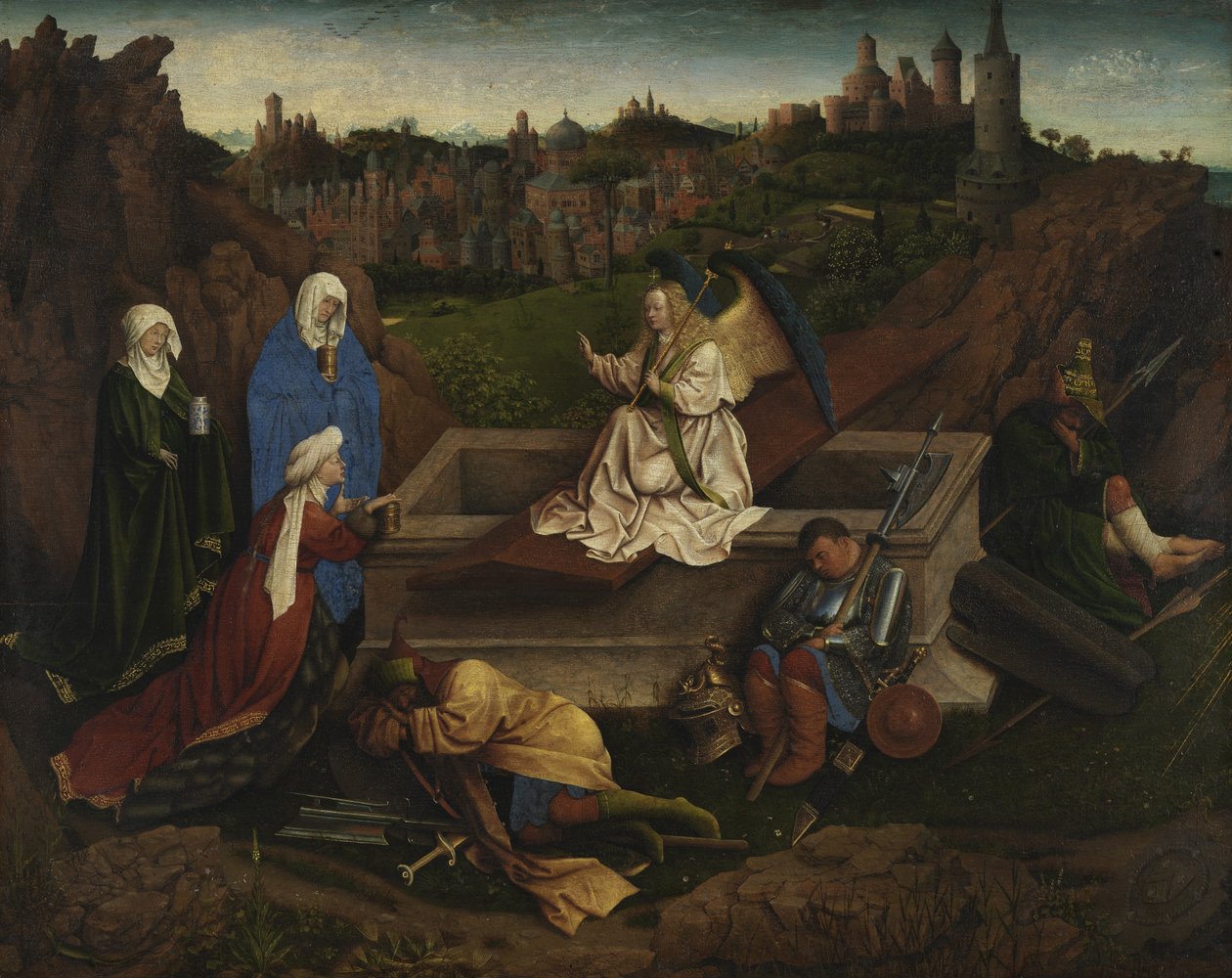 De tre Marys ved graven av Jan van Eyck