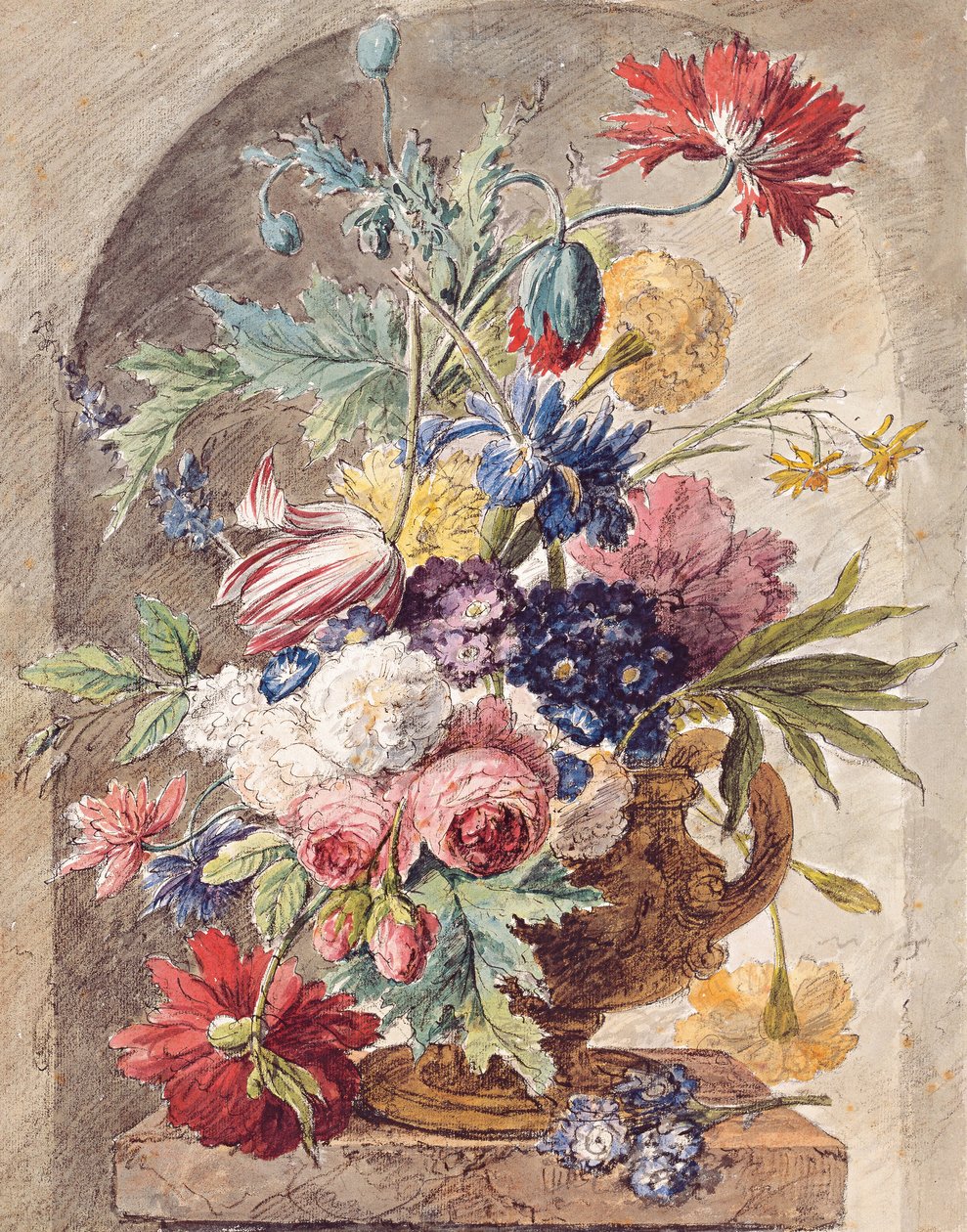 Flower Still Life, ca. 1734 av Jan van Huysum
