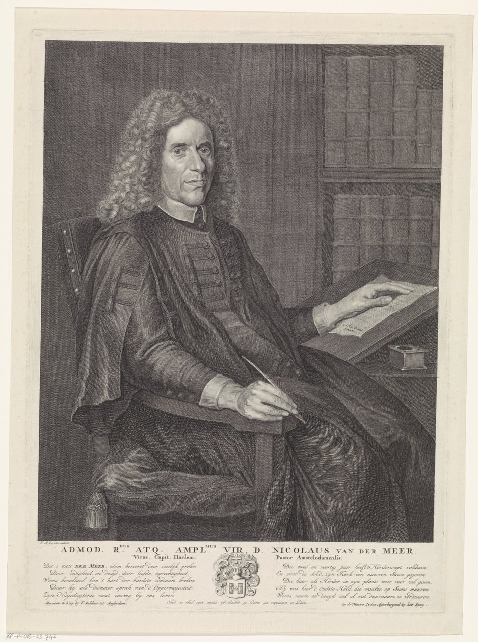 Portrett av Nicolaas van der Meer av Jan Anthonie Coxie