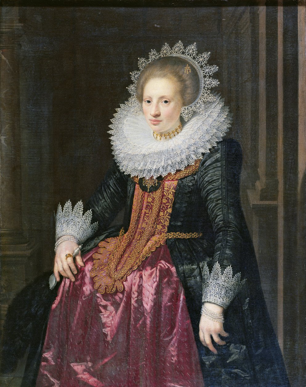 Madame Vrijdags van Vollehoven, 1620 av Jan Anthonisz. van Ravesteyn