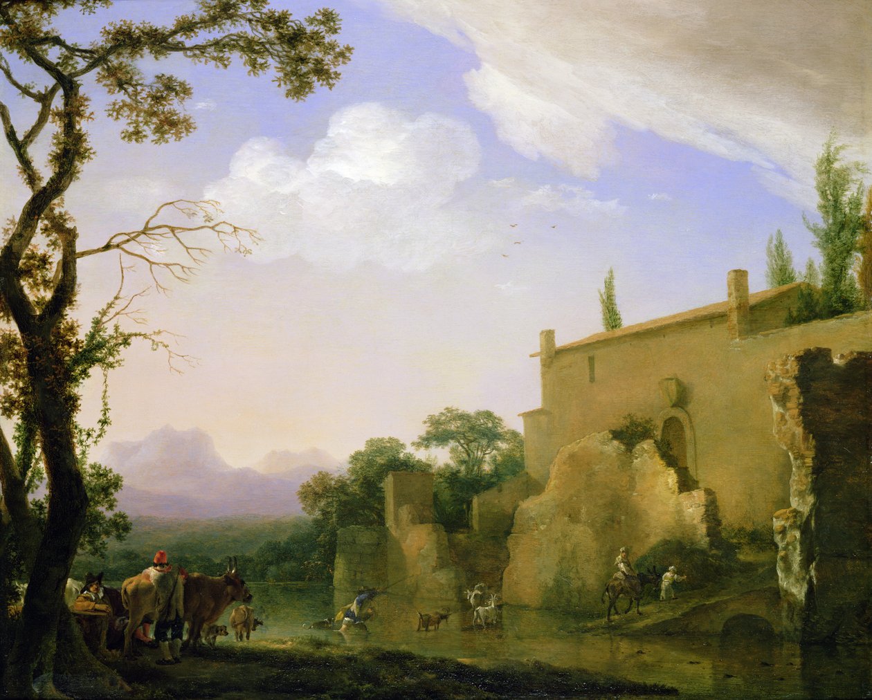 Et italiensk landskap, 1600-tallet av Jan Asselyn