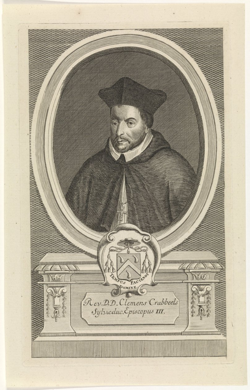 Portrett av Clemens Crabeels gravert av Jan Baptist Jongelinck av Jan Baptist Jongelinck