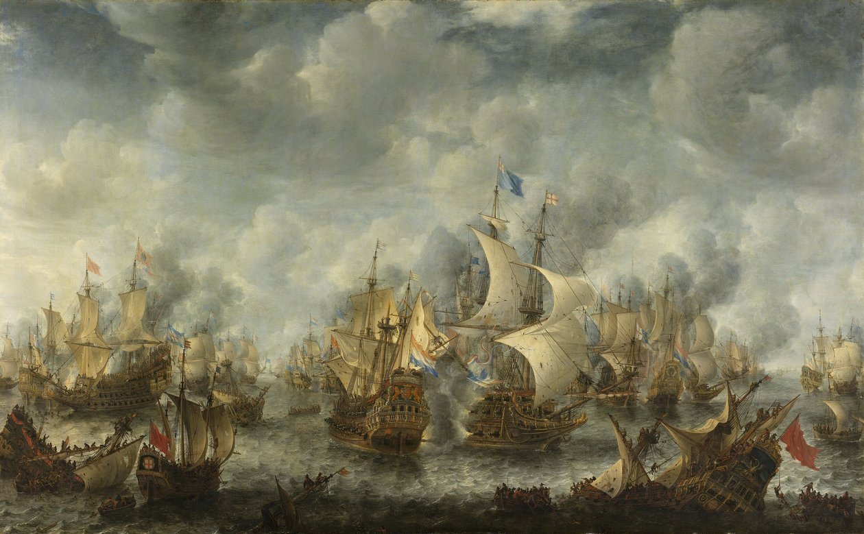 Slaget ved Terheide, 1653-66 av Jan Abrahamsz. Beerstraten