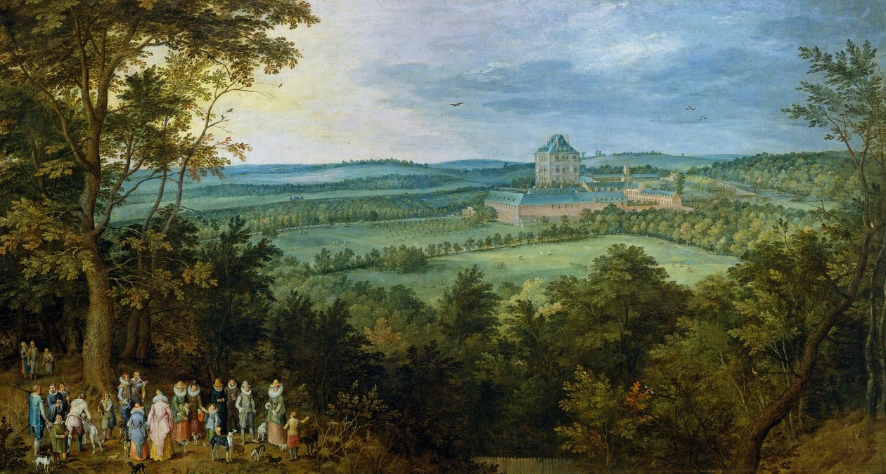 Erkehertugene jakt av Jan the Elder Brueghel