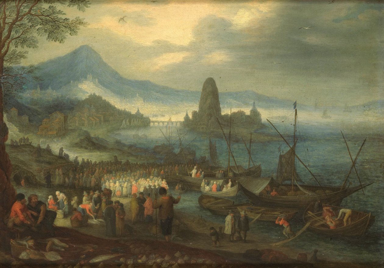 Forkynnelsen på Galileahavet av Jan the Elder Brueghel