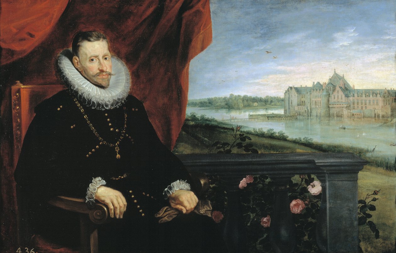 Portrett av erkehertug Albert av Østerrike av Jan the Elder Brueghel